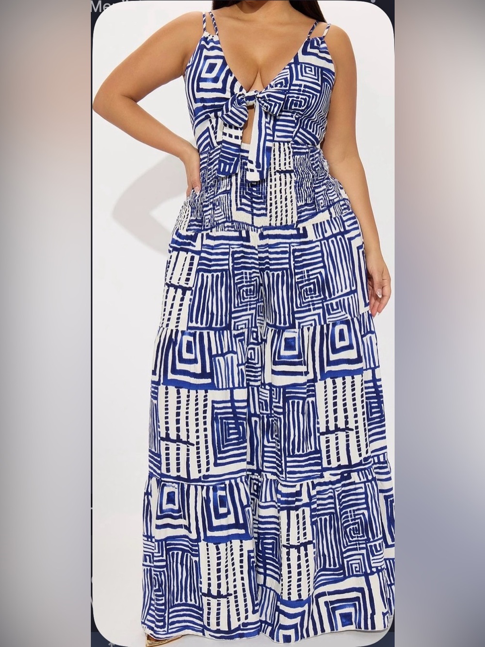 Fashion Nova Geometric Jumpsuit